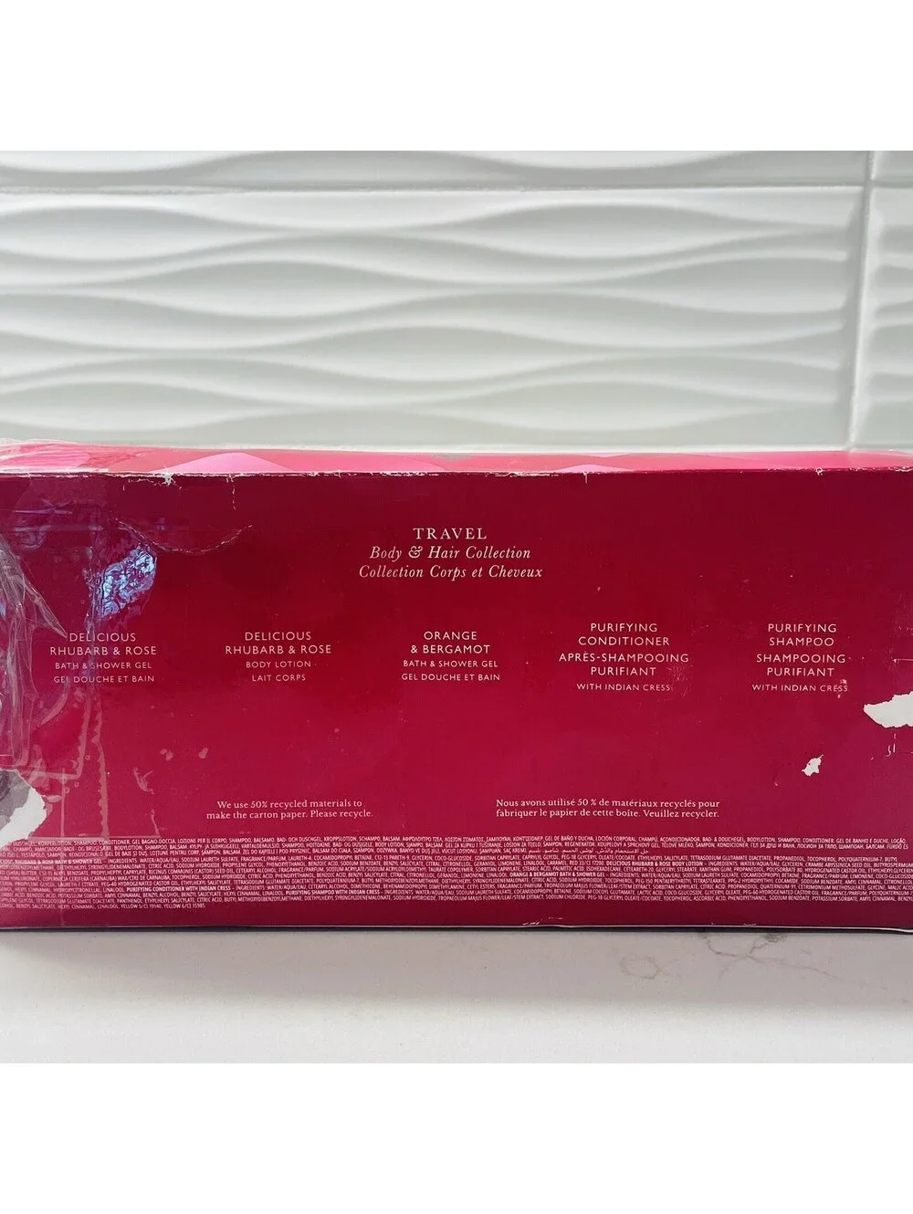 Molton Brown Travel Body & Hair Collection 5 piece Set - NEW